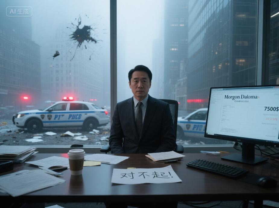 华尔街华裔从47楼跳下，账户余额7500万，遗言：对不起