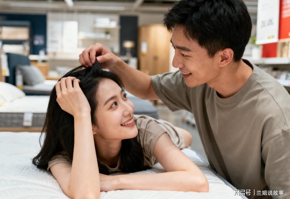 和男友去挑床垫，他上厕所店主跑来：小姐你男友来过，但不是和你