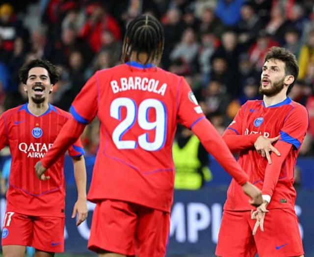 欧冠焦点战：金球奖得主登贝莱复出建功，巴黎7-2狂胜勒沃库森