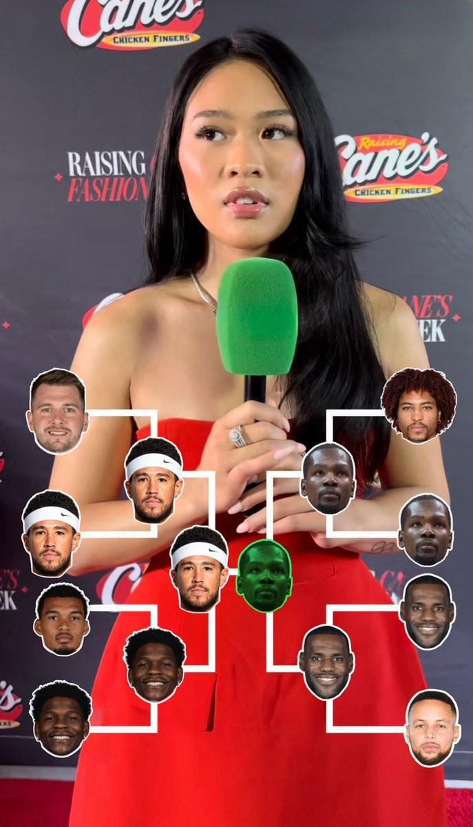 美国体操冠军苏妮萨-李公开心仪NBA球星：杜兰特成首选