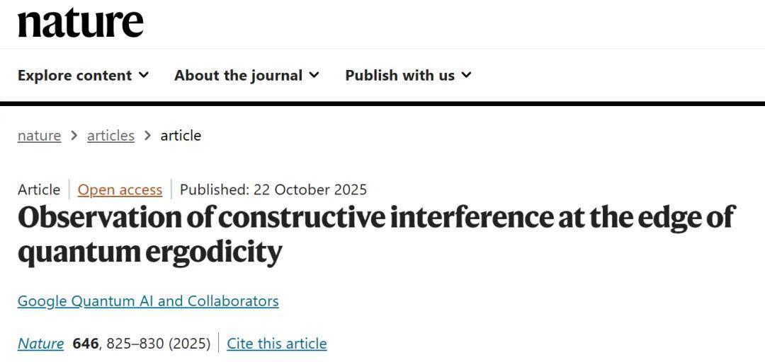 谷歌量子计算团队与合作者