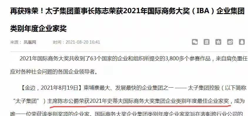 史蒂夫国际商务大奖