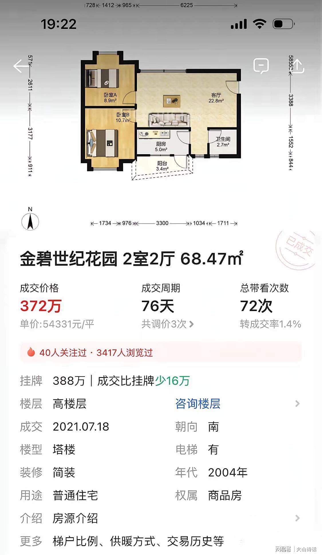广州金碧世纪花园房价暴跌：从370万到130万，市场理性回归