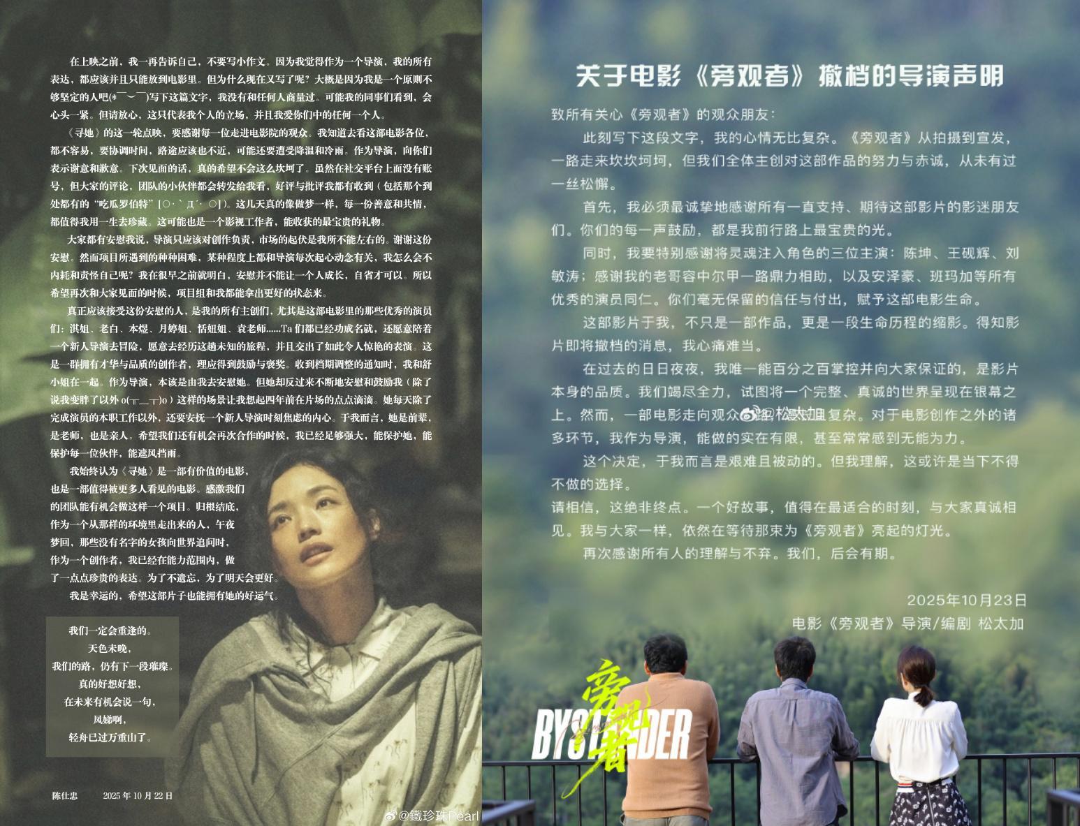 《寻她》《旁观者》撤档背后：文艺片市场困境与突围之路