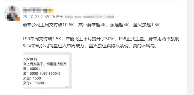 蔚来单周交付破万，疯狂招工保产能，月薪8K起