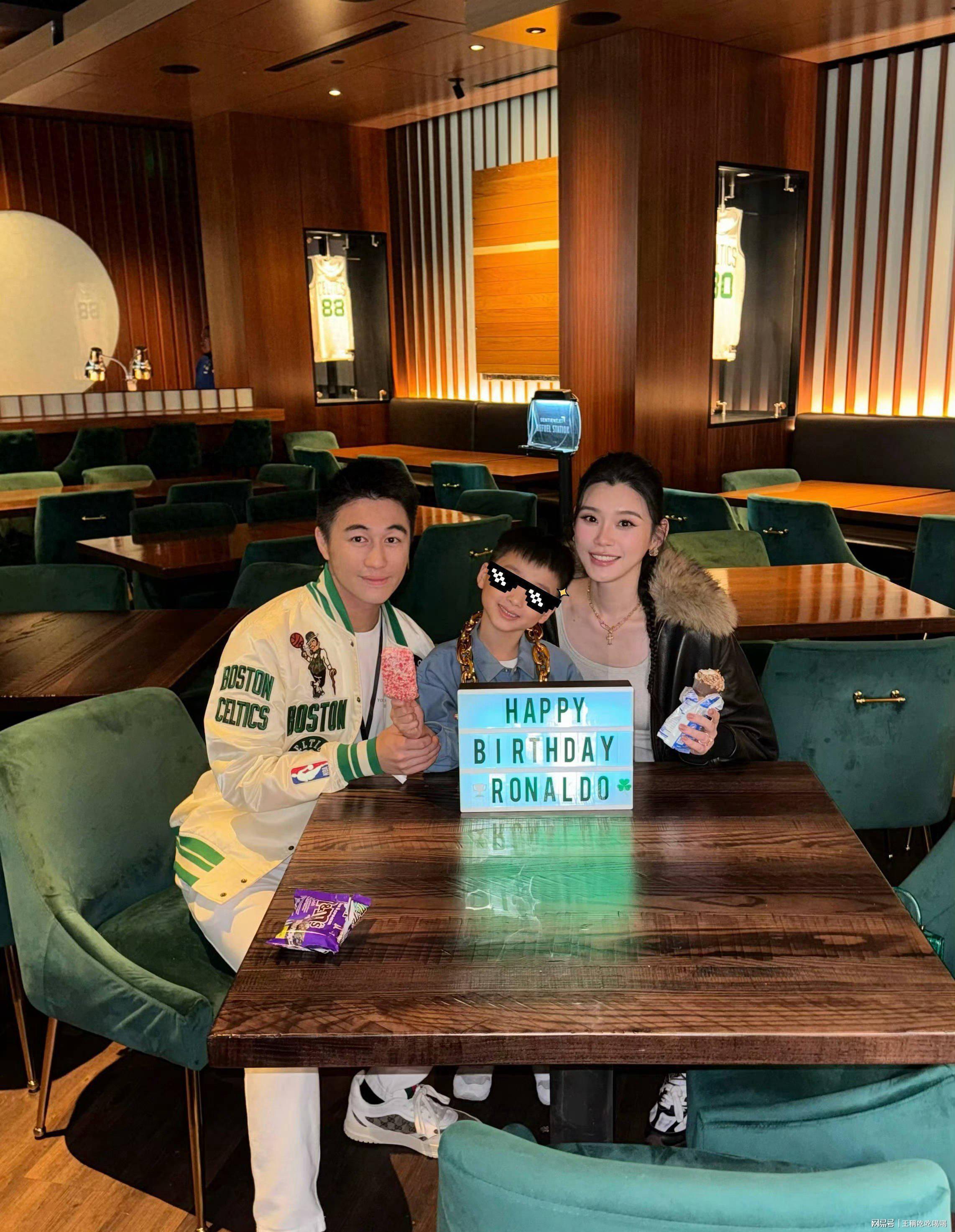 何猷君6岁儿子何广燊庆生照曝光，神似赌王引热议