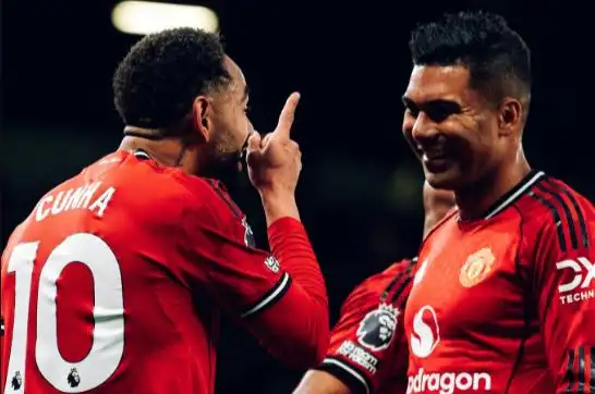 曼联4-2力克布莱顿 豪取三连胜 姆伯莫双响+超新星献助攻