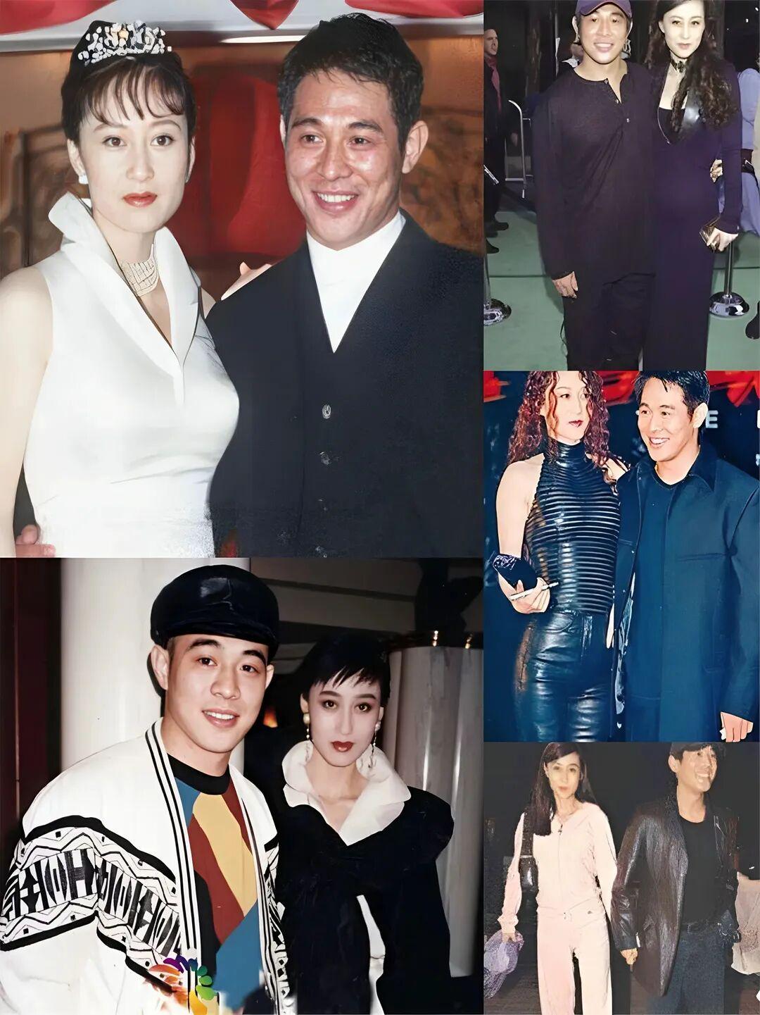 李连杰与利智合影：一个笑容满面，一个表情凝重引热议