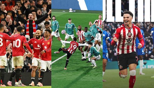 英超第9轮激战：曼联4-2三连胜超利物浦，黑猫升班马逆袭切尔西