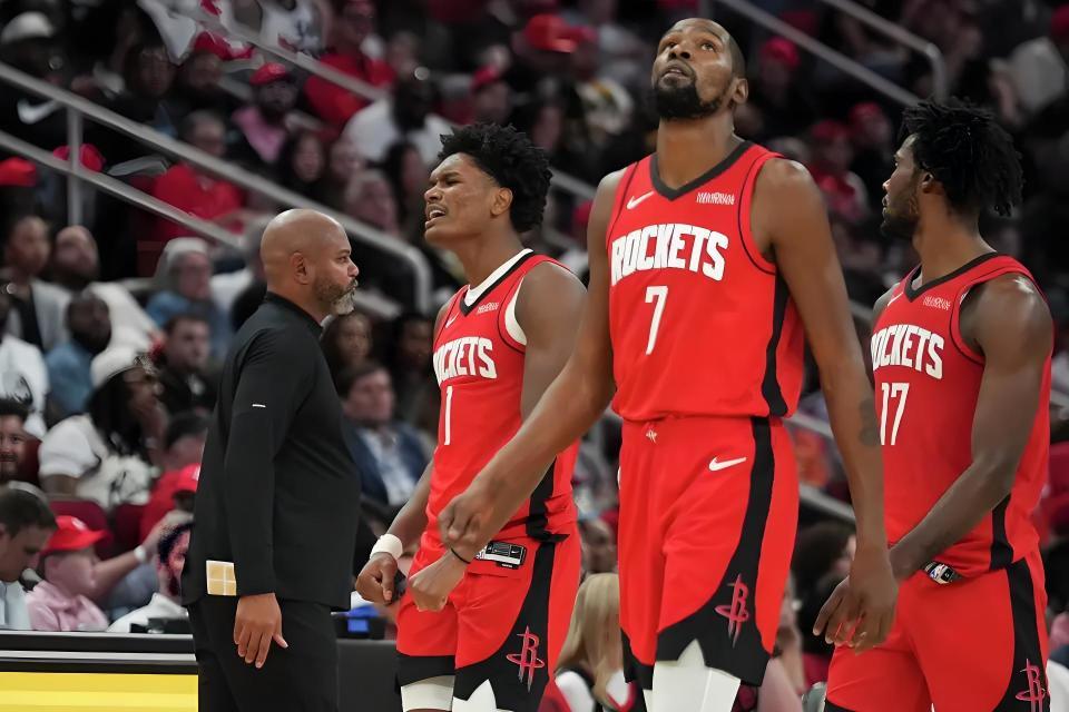 火箭两连败引将帅矛盾？乌杜卡批单打过多，杜兰特回应引关注