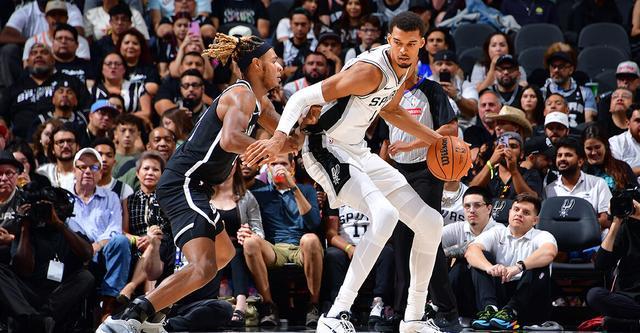 文班亚马31+14小托马斯40分 马刺力克篮网斩获三连胜