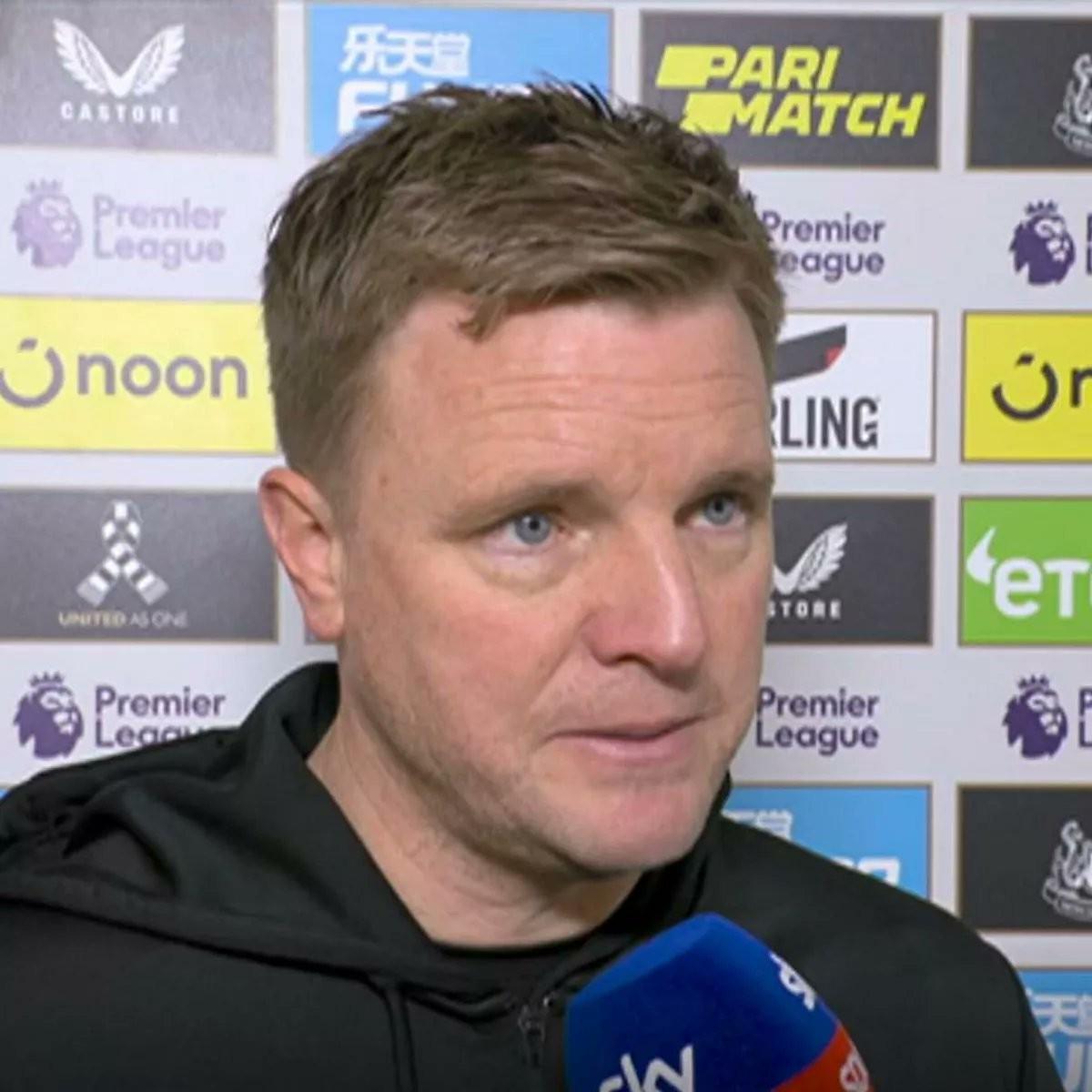 埃迪-豪盛赞纽卡表现：压迫与态度均达预期，2-0完胜热刺