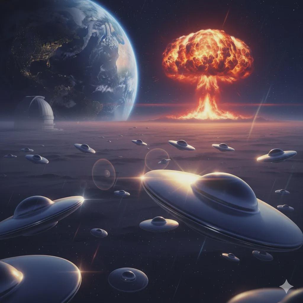 核爆次日现神秘天体？研究揭示外星监视地球核试验新证据