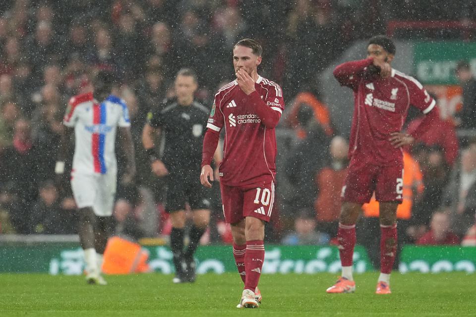 利物浦0-3惨败水晶宫：三连杀+7场6败 防线漏洞百出引担忧