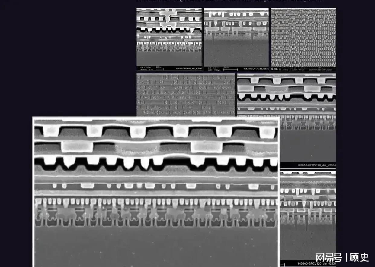 TechInsights拆解报告关键数据