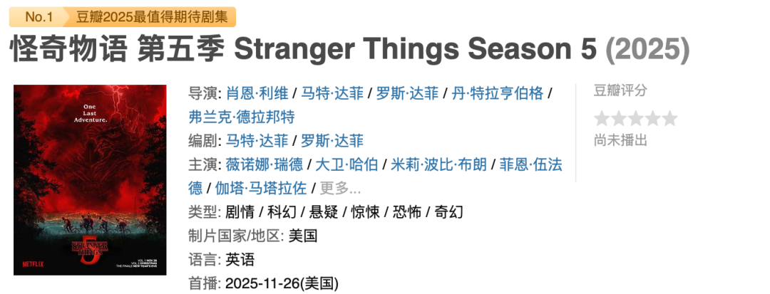 Netflix王牌美剧《怪奇物语》最终季来袭，11月必看剧集盘点