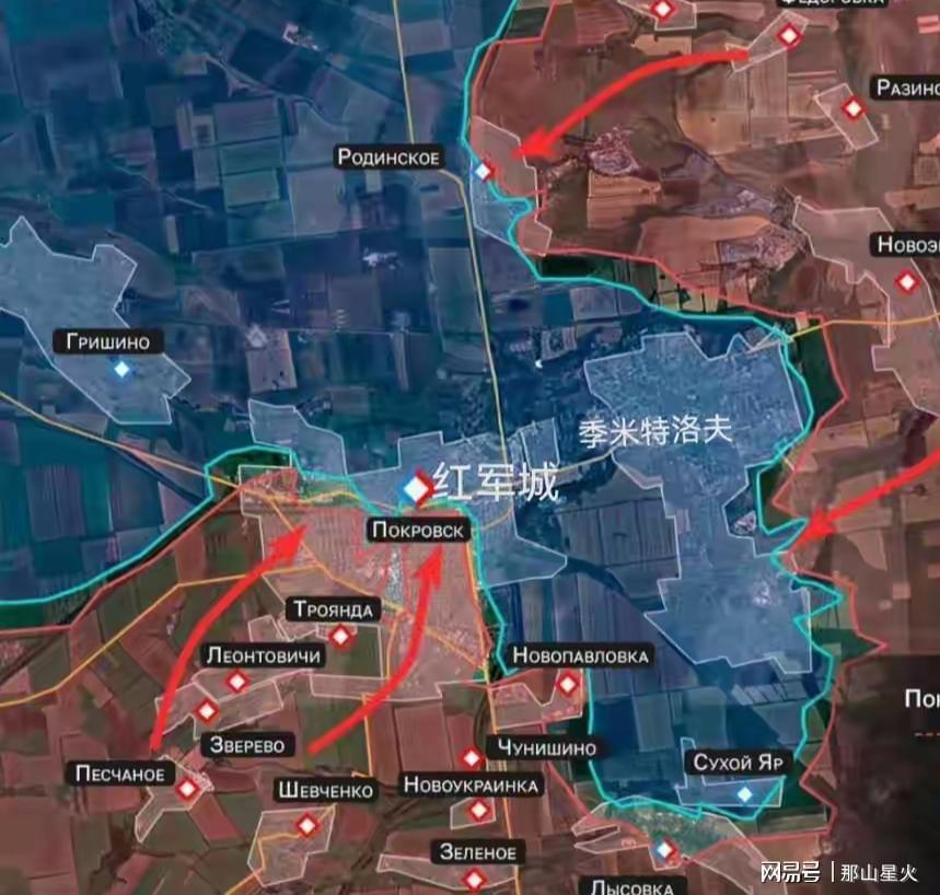 乌东战局突变：红军城失守，库皮扬斯克右岸解放