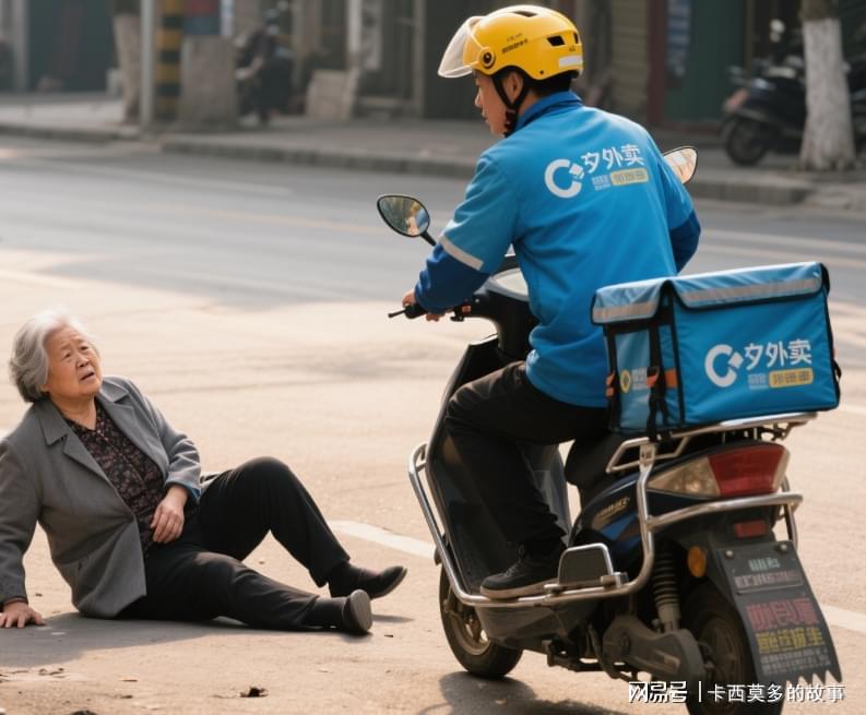 故事：男人扶大妈被讹9万，1年后大妈摔倒又被男人碰见，男人扶吗