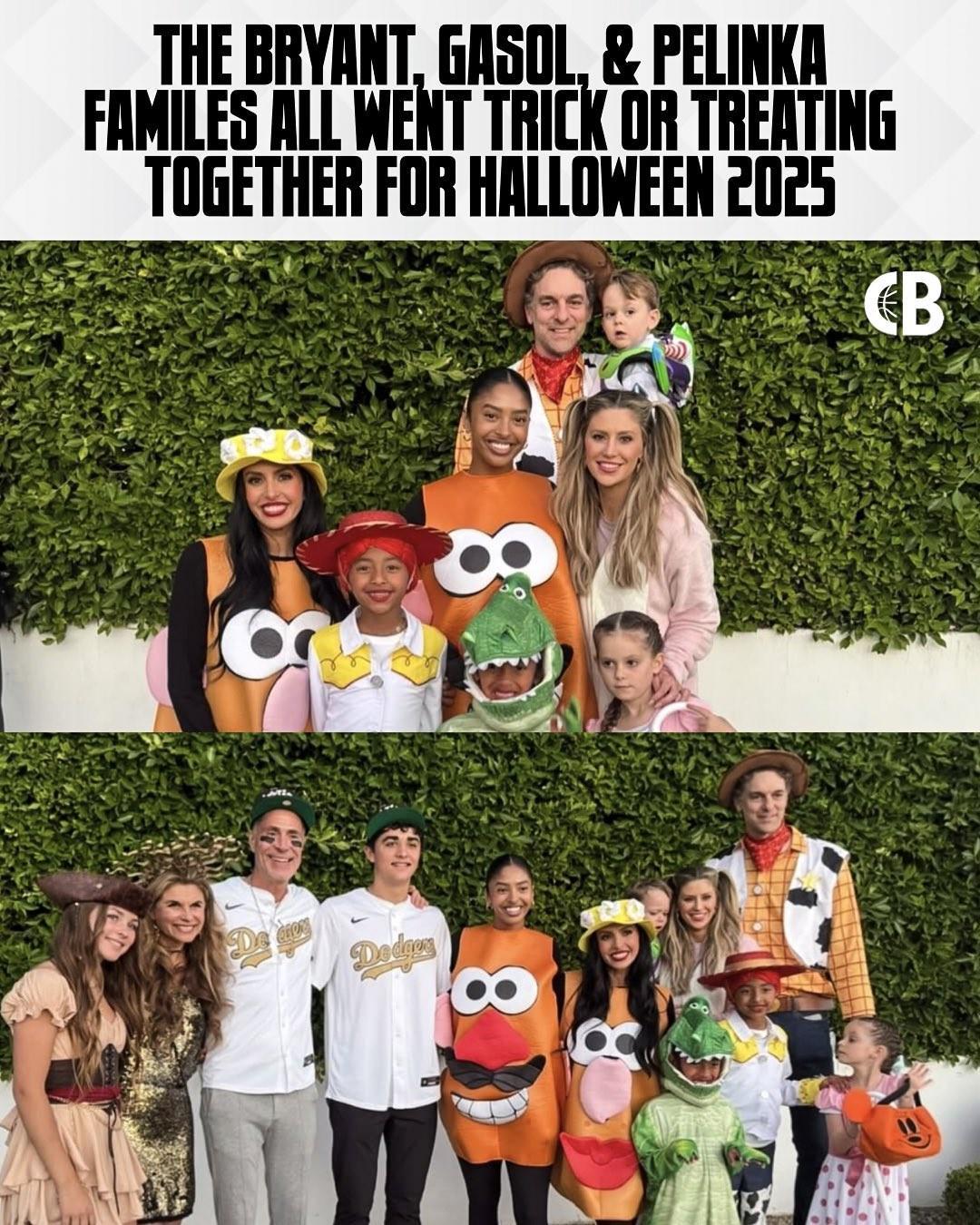 大加索尔夫妇携科比遗孀瓦妮莎共度温馨万圣节