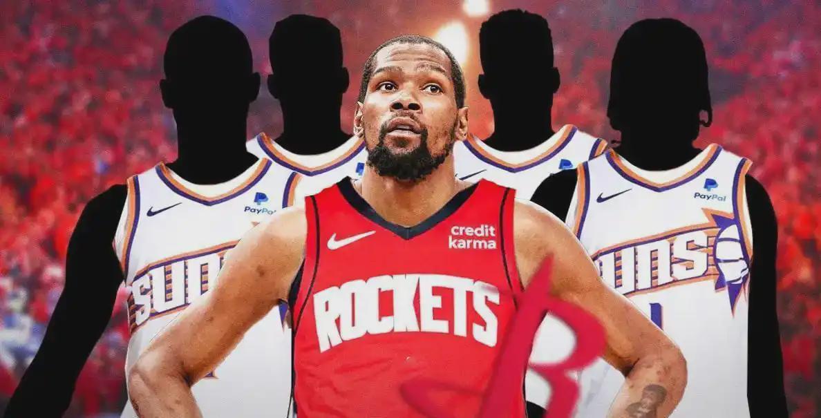 美媒7换1方案：杜兰特+莫兰特双星组合，火箭争冠前景引热议