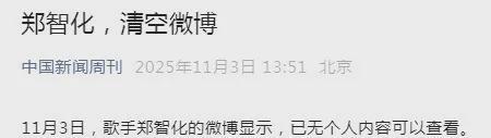 郑智化清空微博：网络暴力何时休？