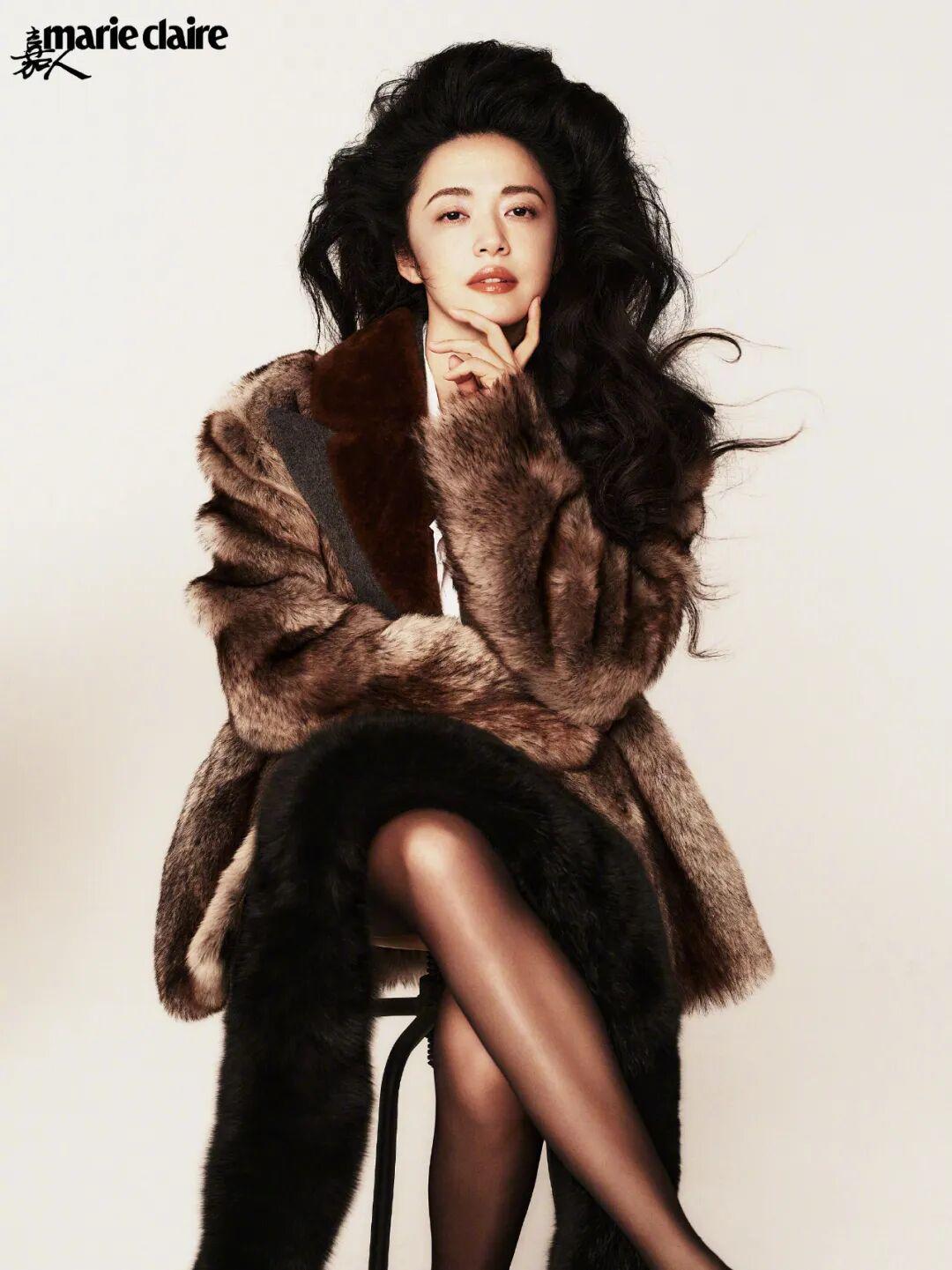 闫妮姚晨时尚大片发布