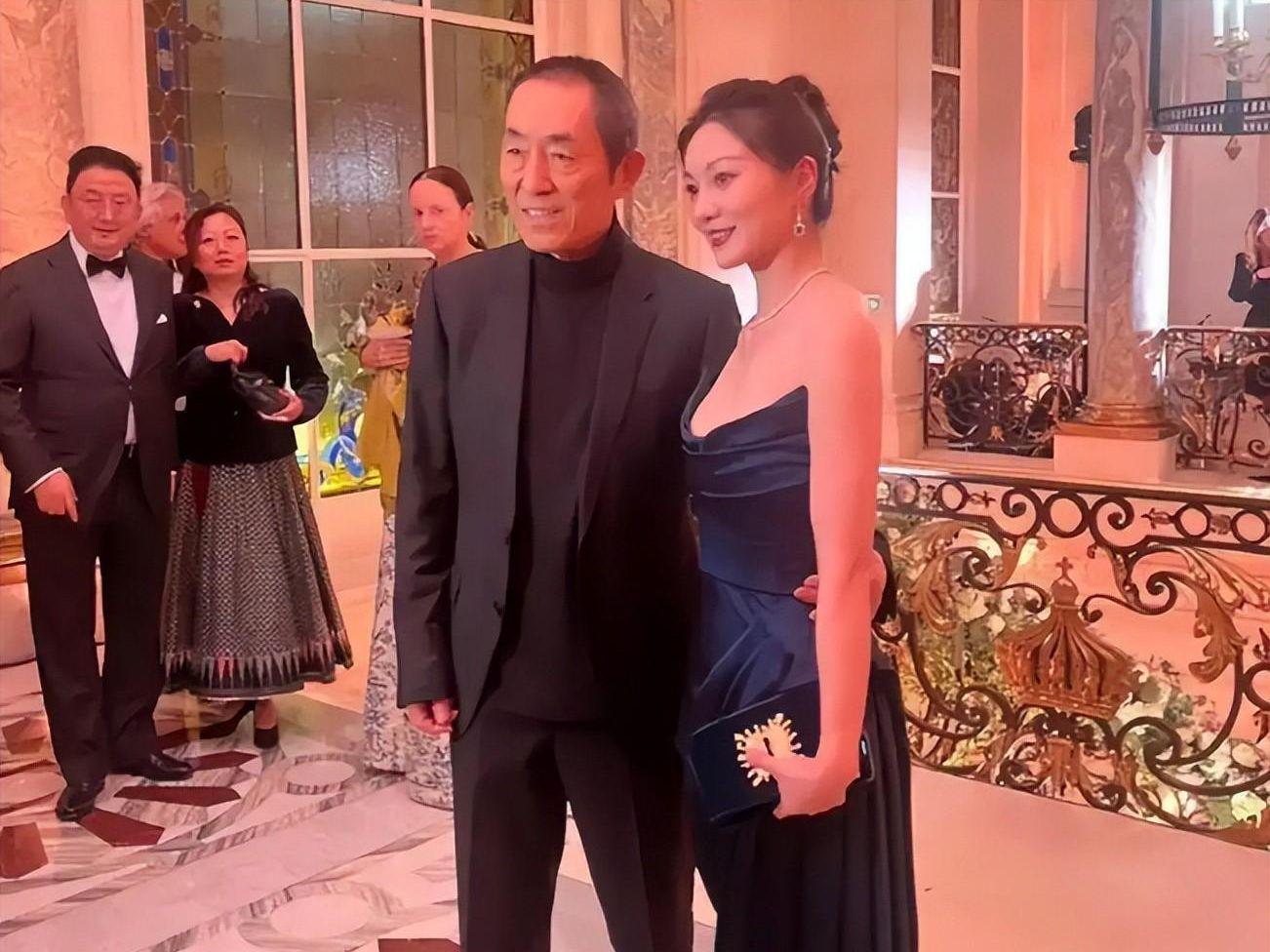 陈婷与张艺谋近期合影