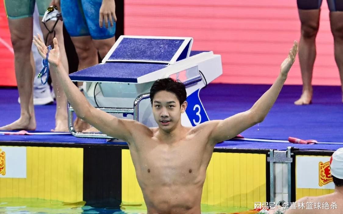 18岁游泳新星张展硕全运会狂揽五金，中长距离自由泳接班孙杨