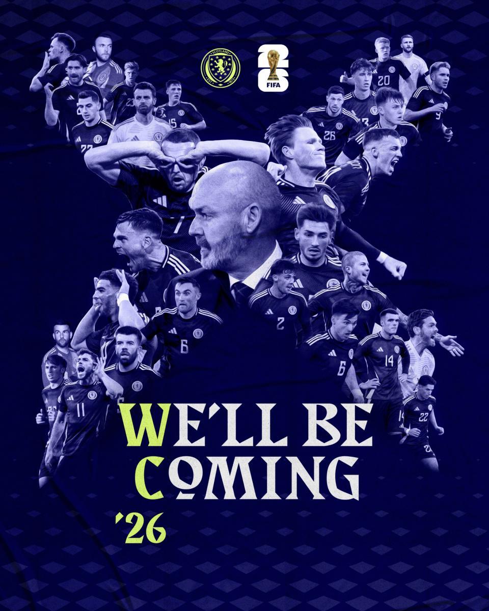 世界杯48强确定39席：欧洲12强名单揭晓，苏格兰28年后再晋级