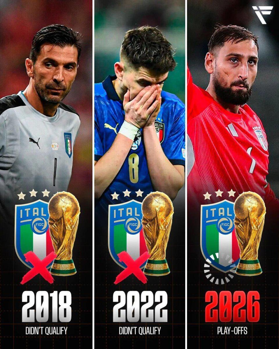 2026世预赛附加赛抽签：意大利生死战，伊拉克或创亚洲纪录