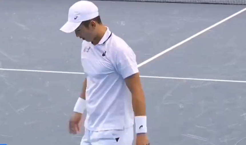 商竣程第二盘6-1扳平比分