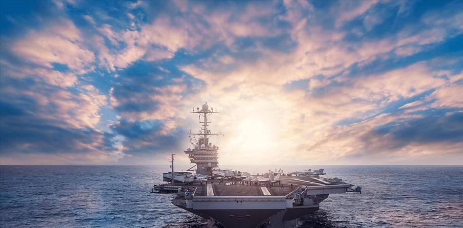 中国航母执行任务