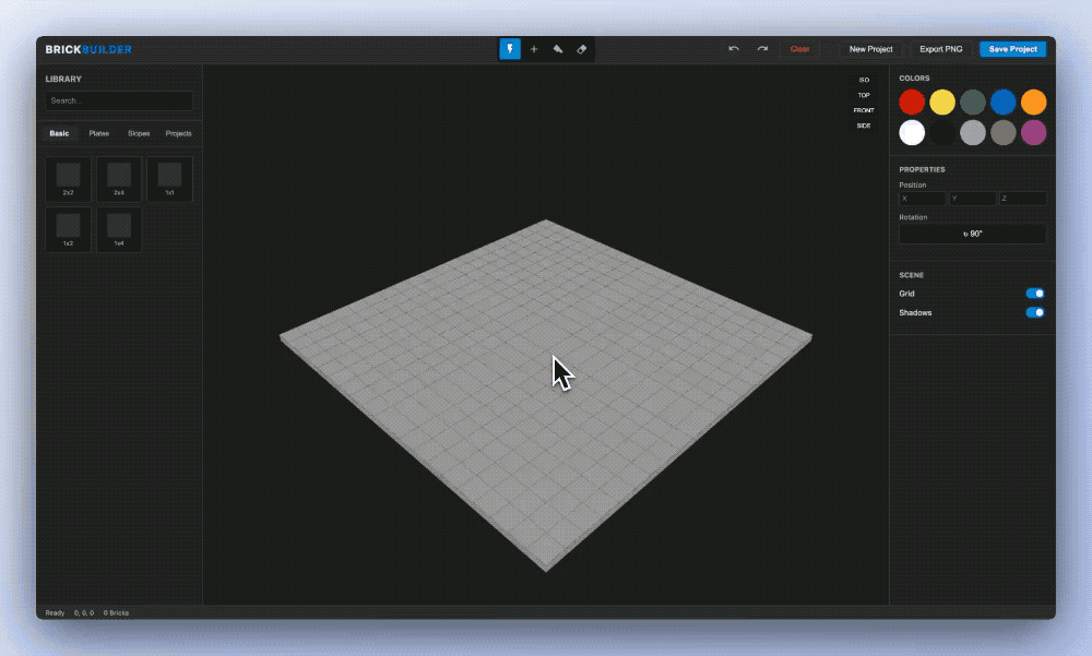3D乐高编辑器演示