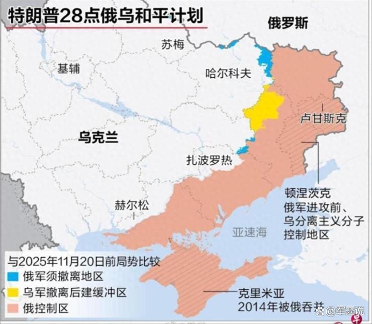 泽连斯基很清楚，一旦落笔签字，2300平公里土地则瞬间划归俄罗斯，但是他可以选择继续抵抗，兵败向西撤退，拖欧洲下场