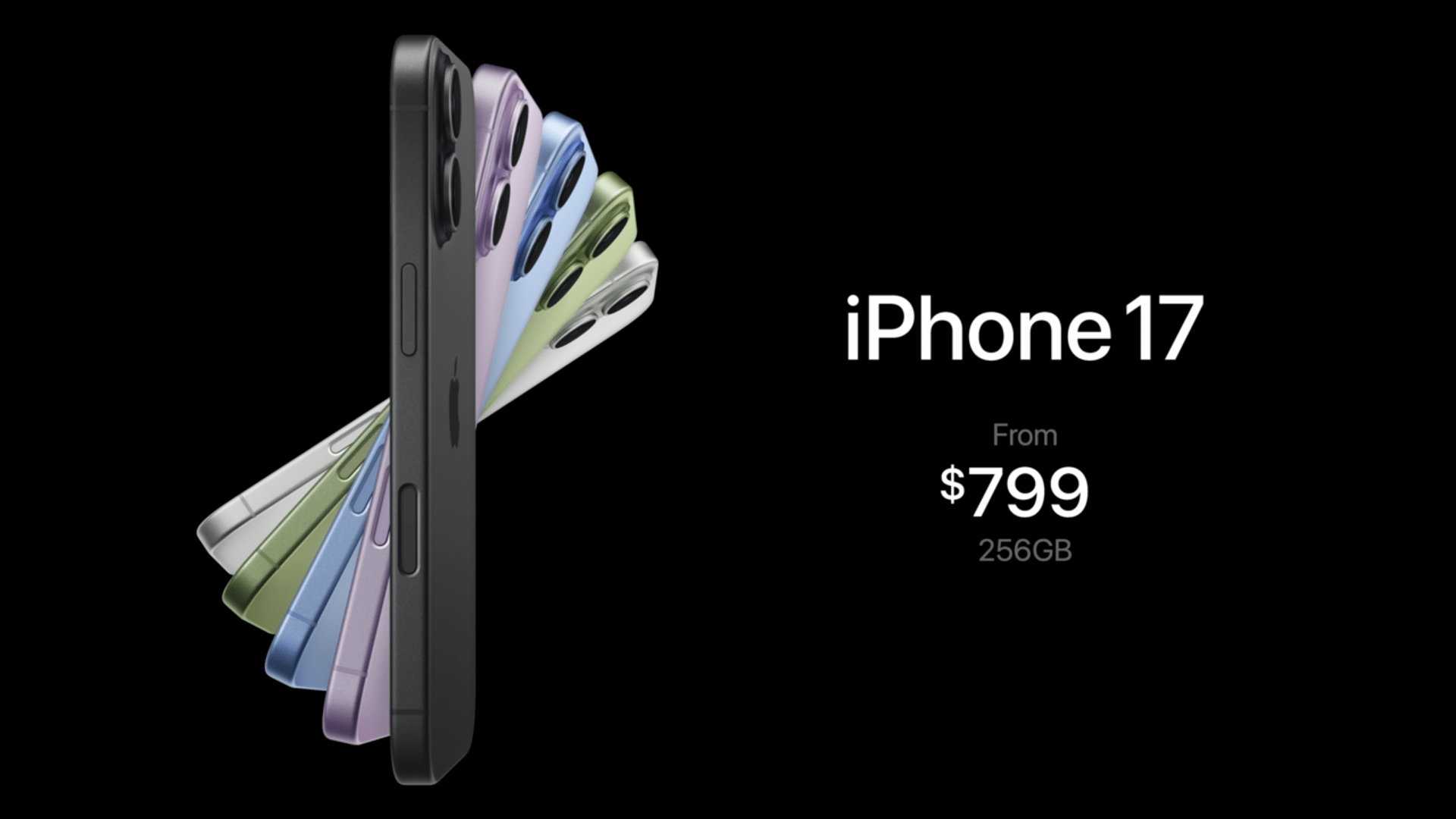 一文看懂iPhone 17系列新品发布会：全系高刷 告别128GB存储 最低5999元起售