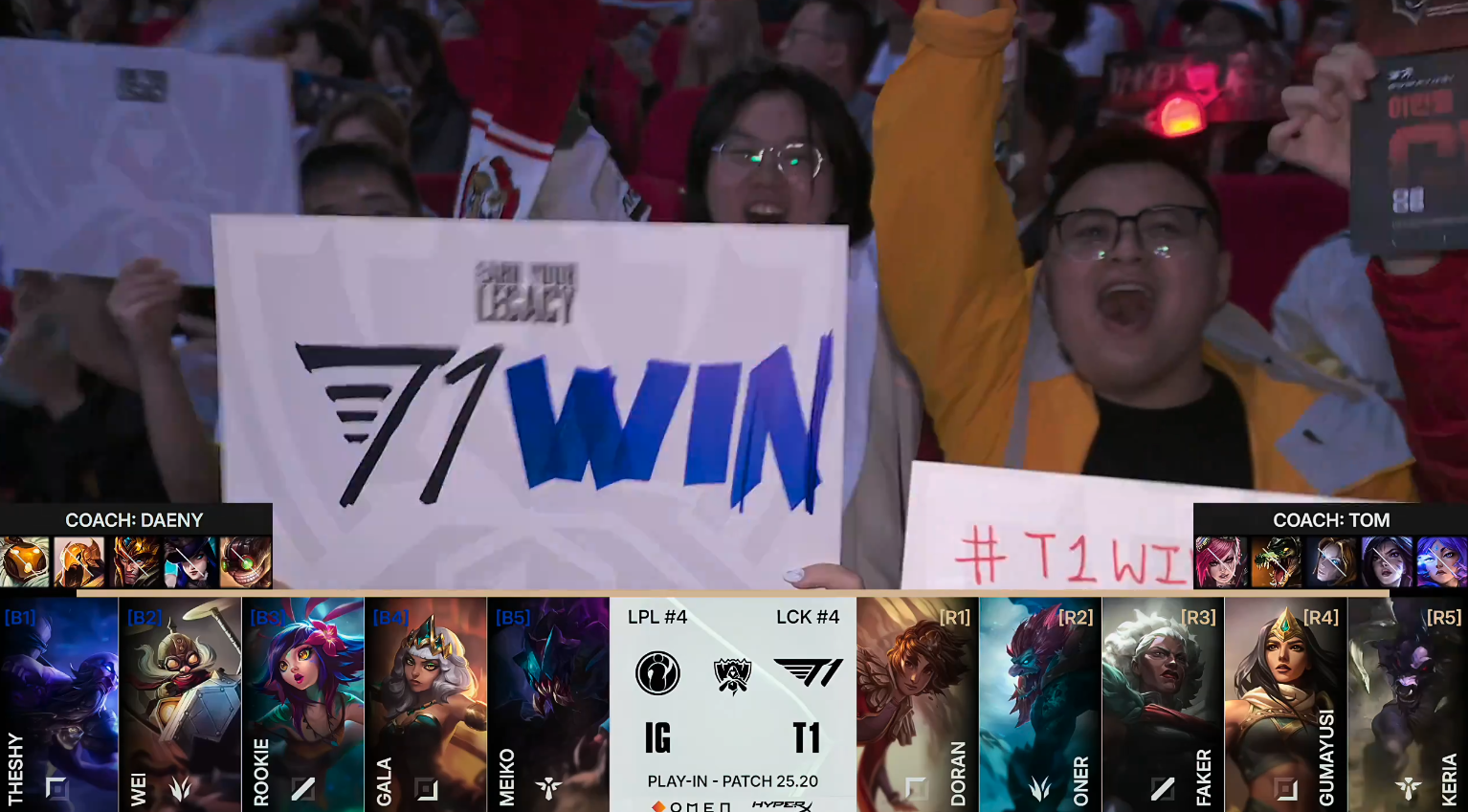 S15入围赛T1 3-1胜IG：小吕布艾希火力全开挺进瑞士轮