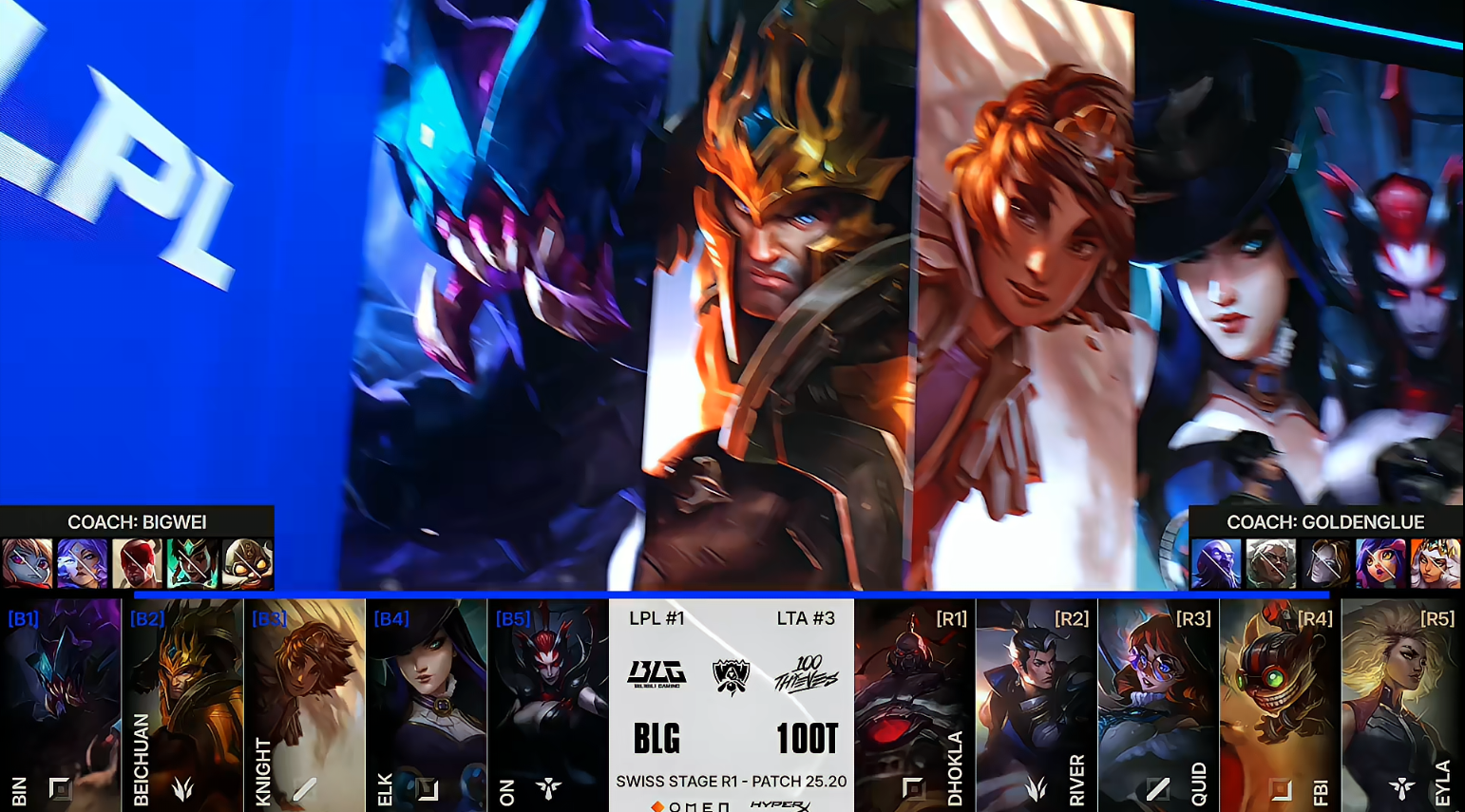 S15瑞士轮100T力克BLG：Quid阿萝拉三杀成制胜关键