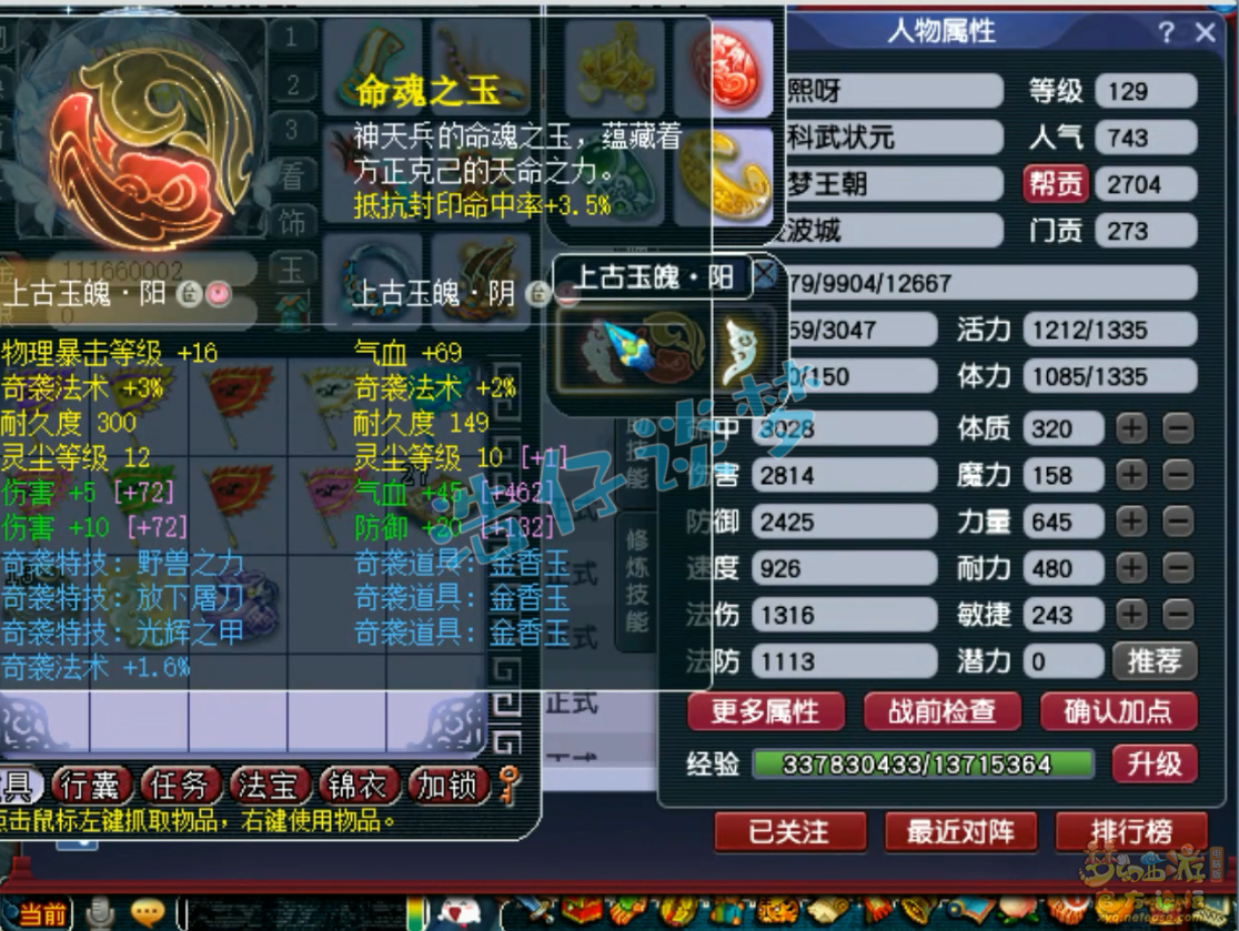 灵饰配置