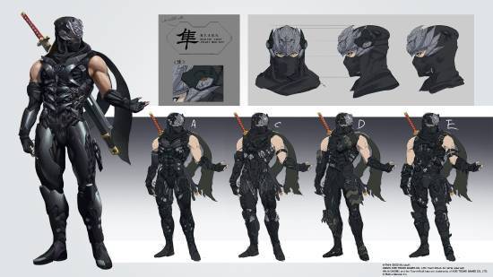 《忍者龙剑传4》隼龙概念图曝光，传奇忍者魅力再燃