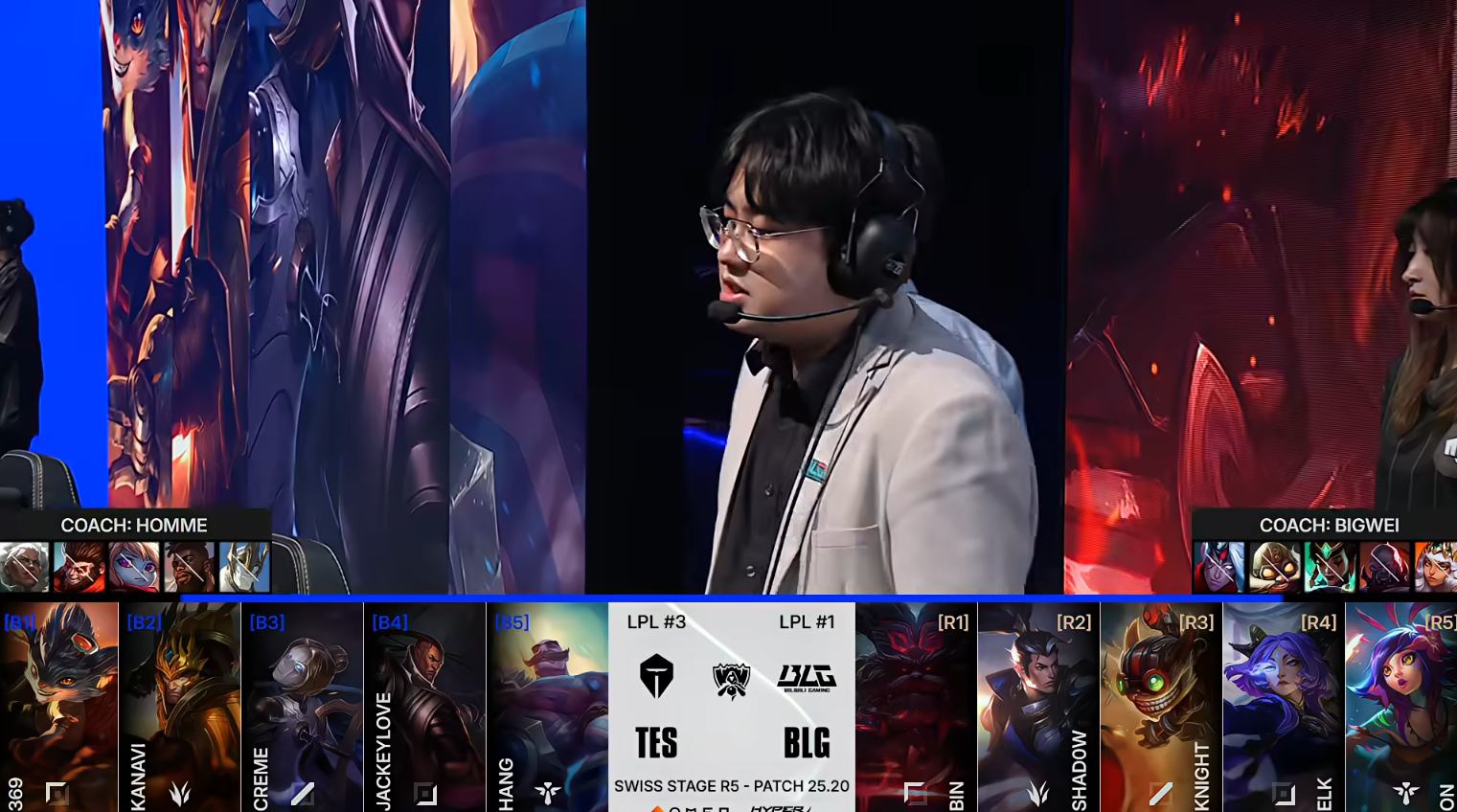 S15瑞士轮：TES 2-1淘汰BLG晋级八强，阿水飞机惊艳全场