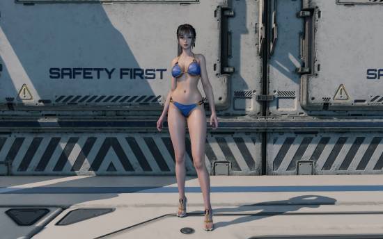 《剑星》伊芙清凉泳装MOD上线，雪白肌肤战斗新体验