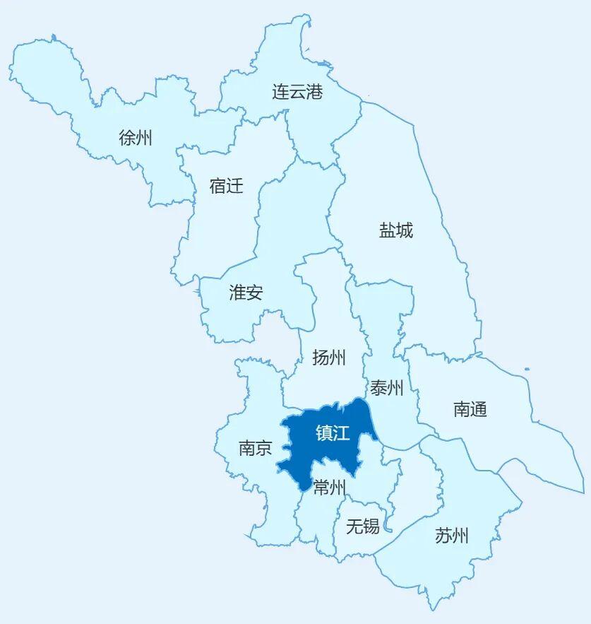 苏南五市地图