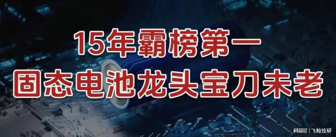 15年全球称霸！固态电池龙头贝特瑞如何稳坐行业之巅？