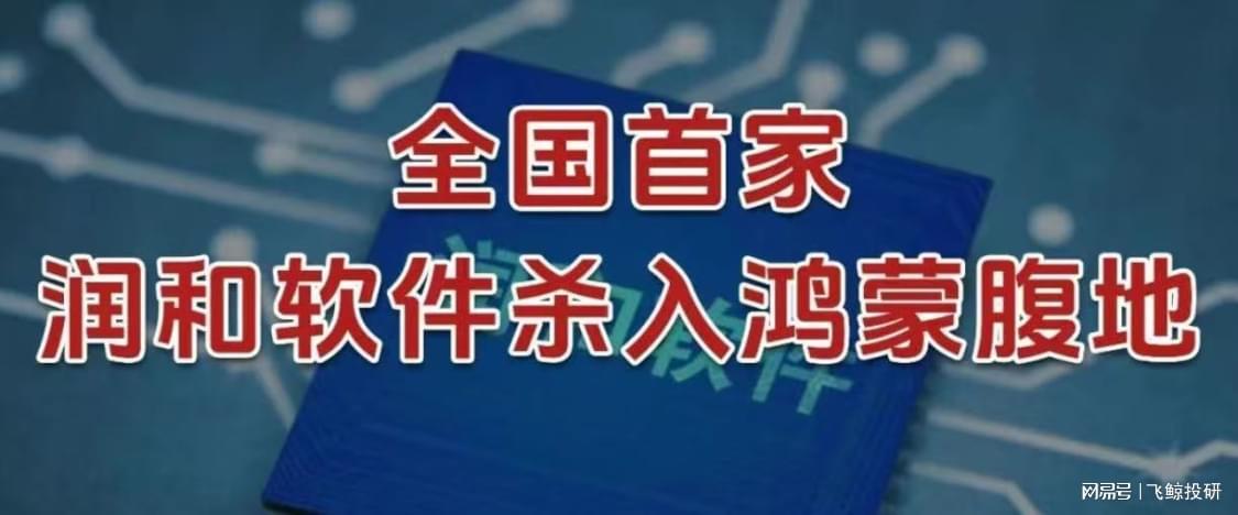 润和软件：领跑鸿蒙生态，金融科技双轮驱动