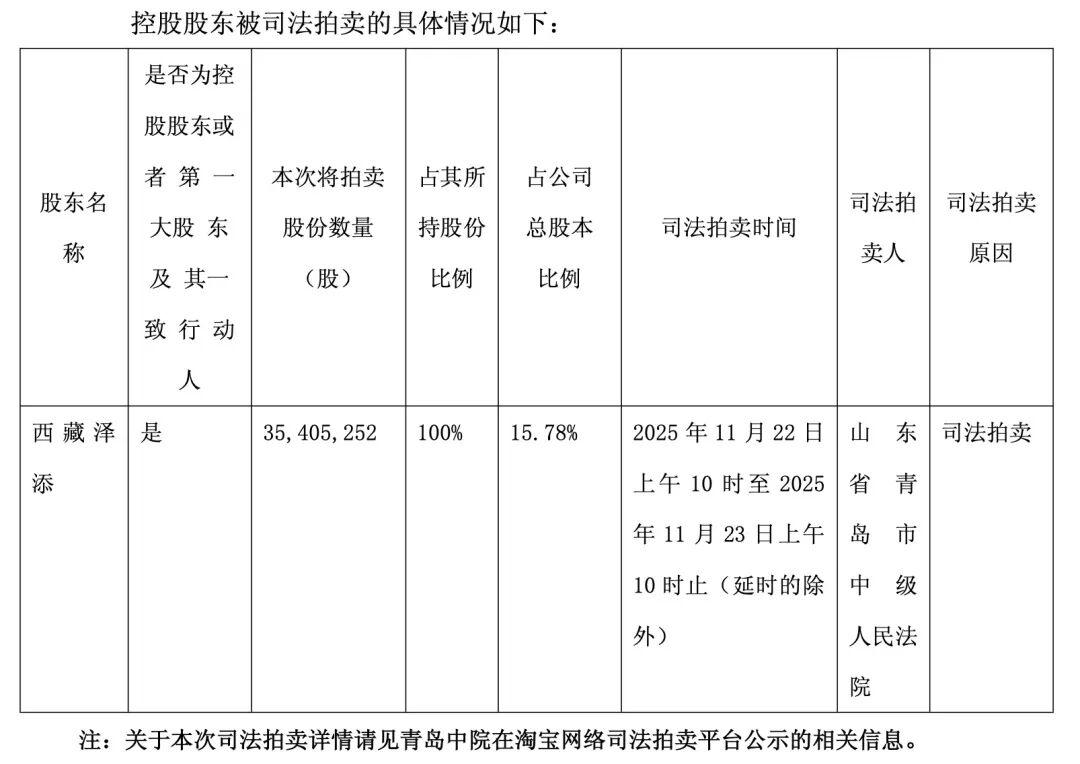 宁波中百超3500万股将拍卖，徐翔概念股控制权或生变