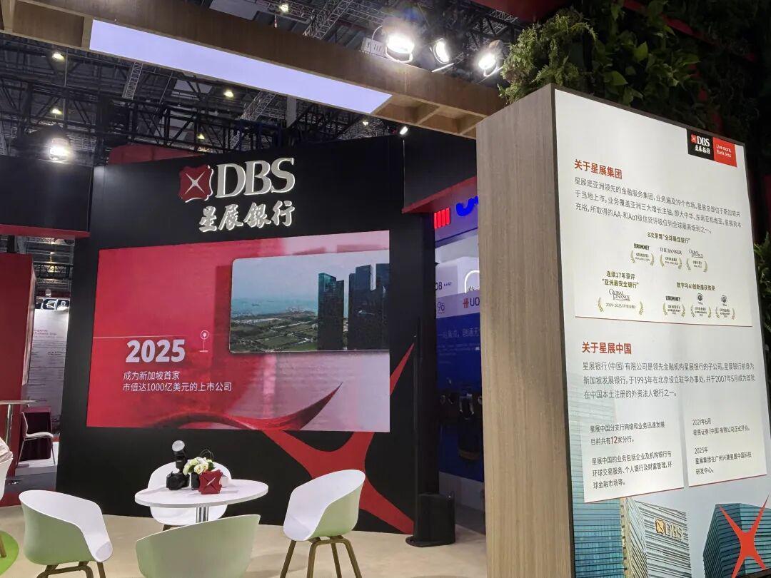 星展银行进博会展台
