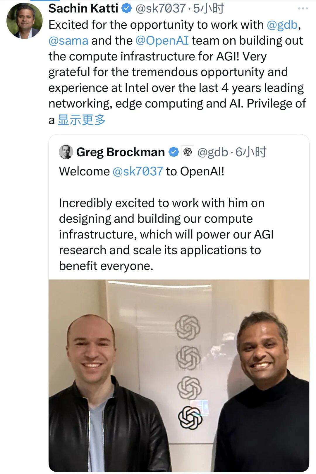 英特尔再失AI人才！CTO转投OpenAI，陈立武紧急挂帅