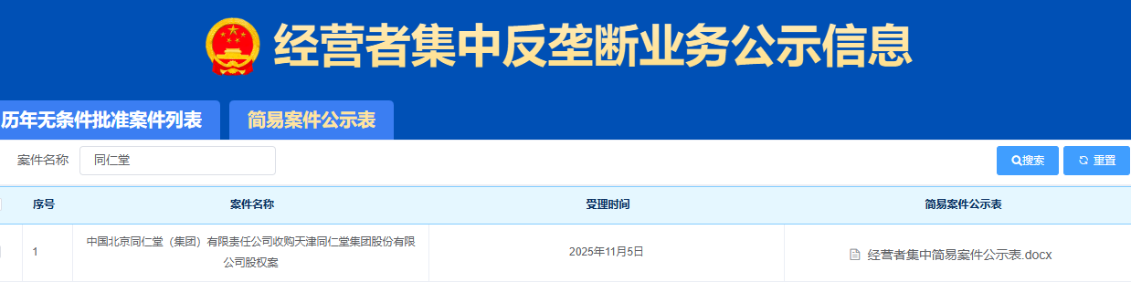 北京同仁堂集团收购天津同仁堂：百年商标之争终迎和解曙光