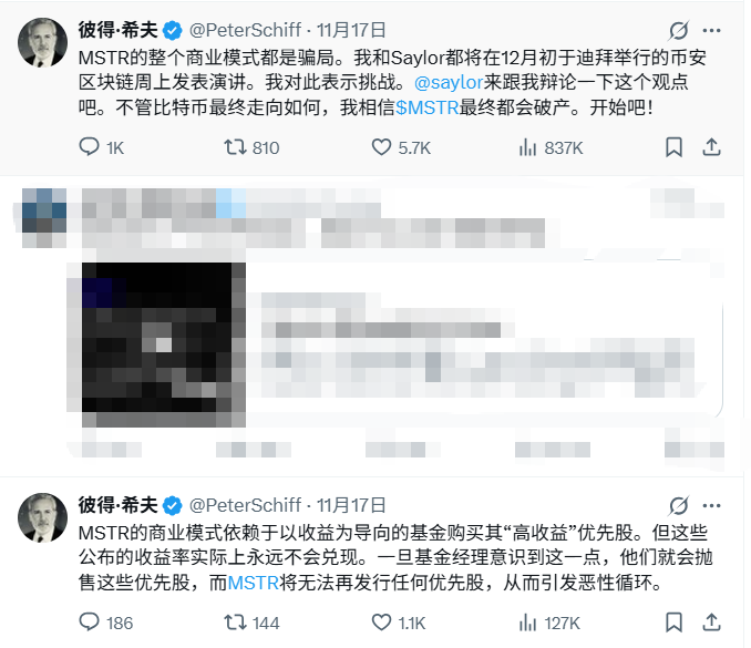 彼得·希夫与迈克尔·赛勒辩论场景