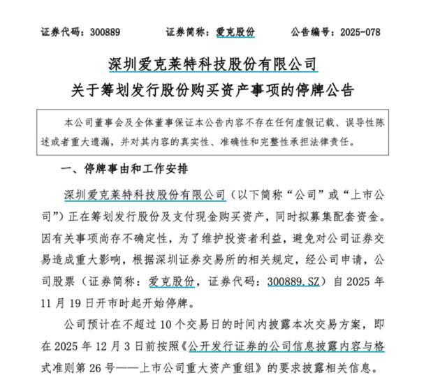 爱克股份重大资产重组相关图片